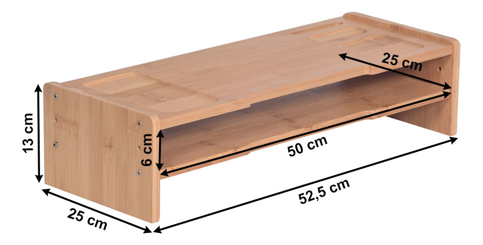 Podstavec pod monitor Elario 4 (prírodná)