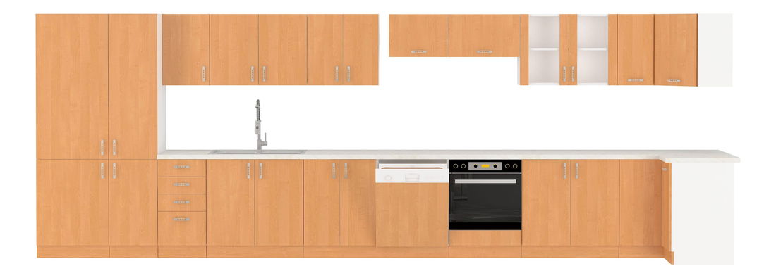 Horný kuchynský regál Sylrona 30 G 60 ZAK (biela)