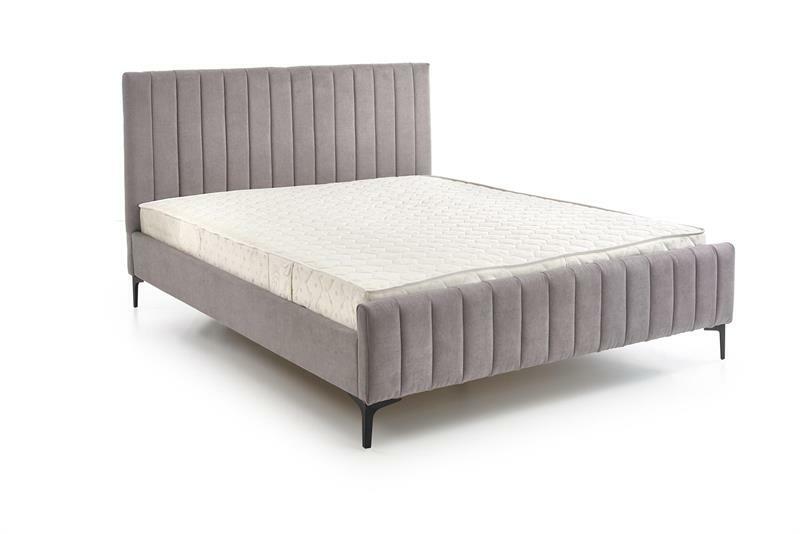 Pat matrimonial 160 cm Felice (gri deschis)