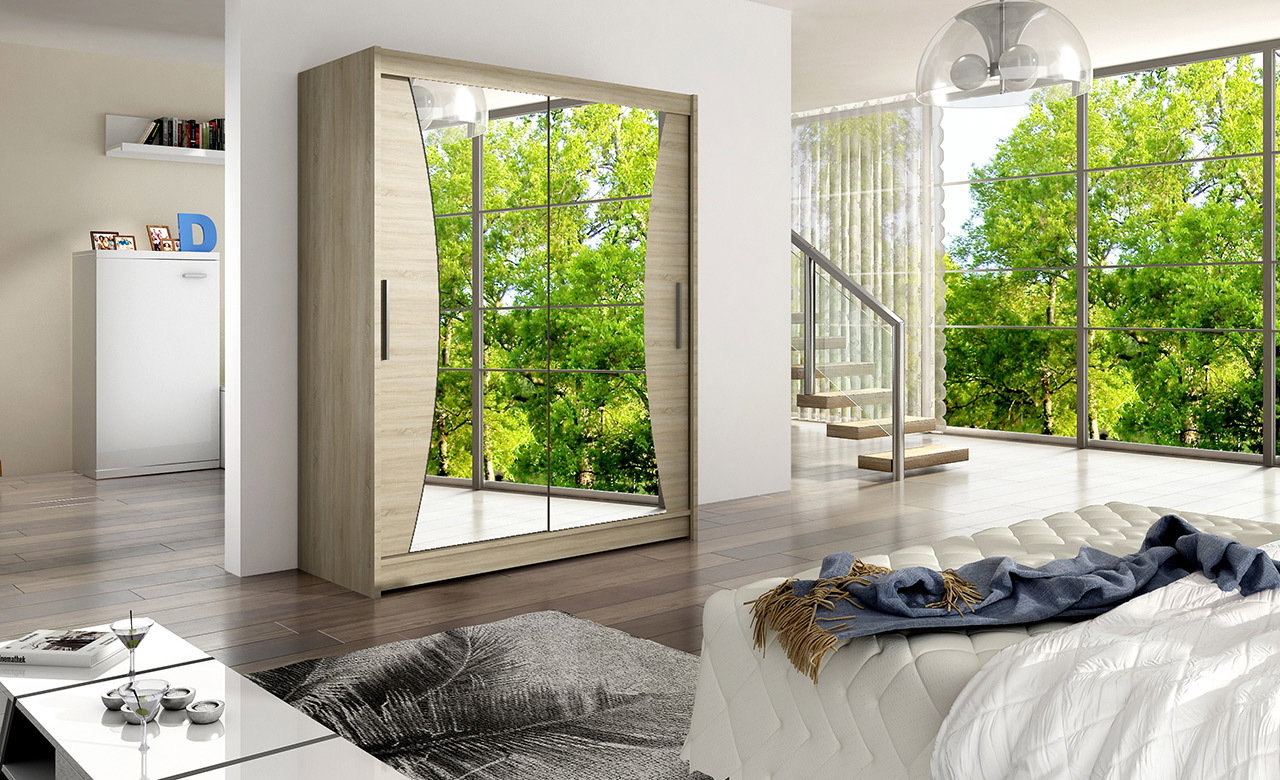 Ruhásszekrény Walton 9 (sonoma tölgy)