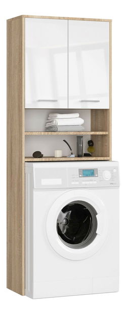 Ormarić za perilicu rublja Farid TYP5 (hrast sonoma + bijeli sjaj)