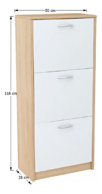 Cipőtároló (cipősszekrény) Kerjat Typ 2