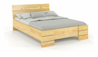 Manželská posteľ 200 cm Naturlig Lorenskog High (borovica)
