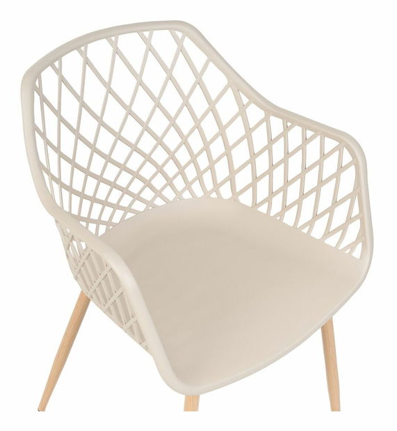 Set 2 ks jedálenských stoličiek Nasza (béžová)