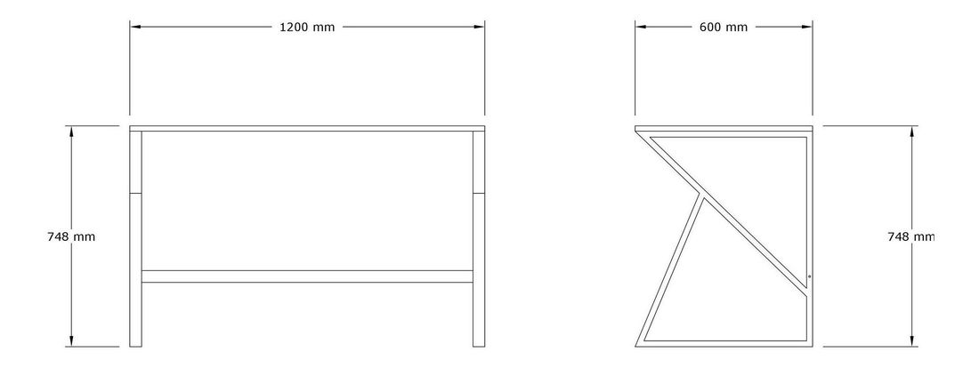 PC asztal Tanolo (fehér) 