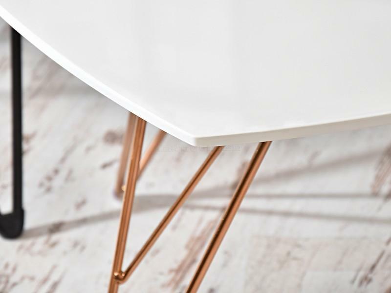 Konferenčný stolík Petal Zest Xl (orech + čierna)