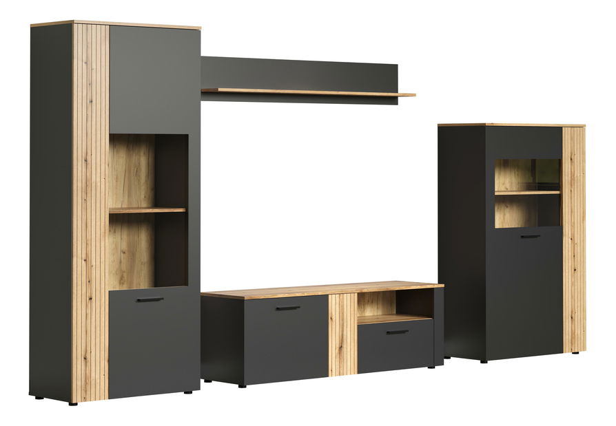 Stolić za kavu Esferas (grafit + hrast evoke) 