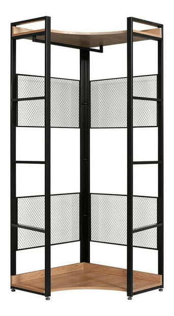 Raft KILOM (acacia + negru)