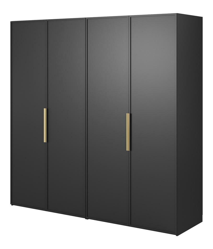 Šatníková skriňa Forry XV (čierna)