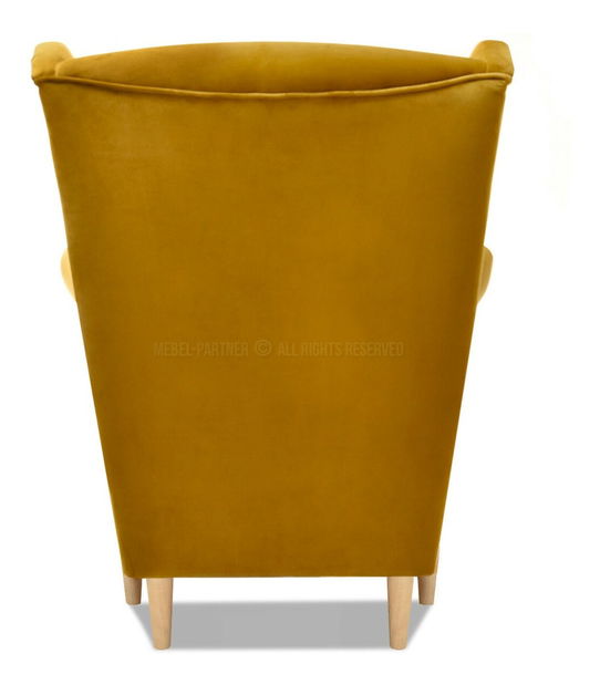 Kreslo ušiak Margis (biela)