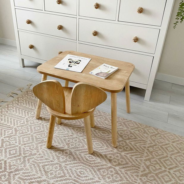 Scaun pentru copii Mikilta 1 (natural)