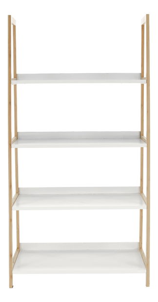 Regál Keon 2 (biela + prírodná)