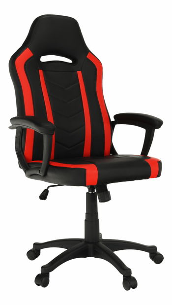 Kancelárske kreslo Agi (čierna + červená)