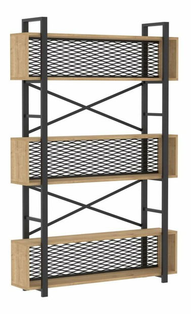 Regál Ludidi (dió + fekete) 