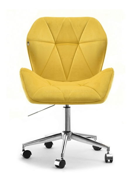 Kreslo Velma M (žltá + čierna)