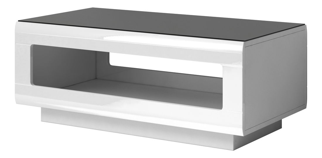 Konferečný stolík Hayle Typ 99 (biela + biely vysoký lesk)