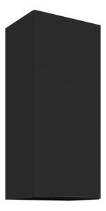 Horná kuchynská skrinka Sienla 40 G 90 1F (čierna matná)