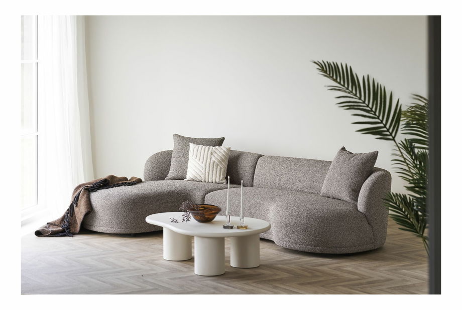 Masă de cafea Pelinora (alb-gălbui)