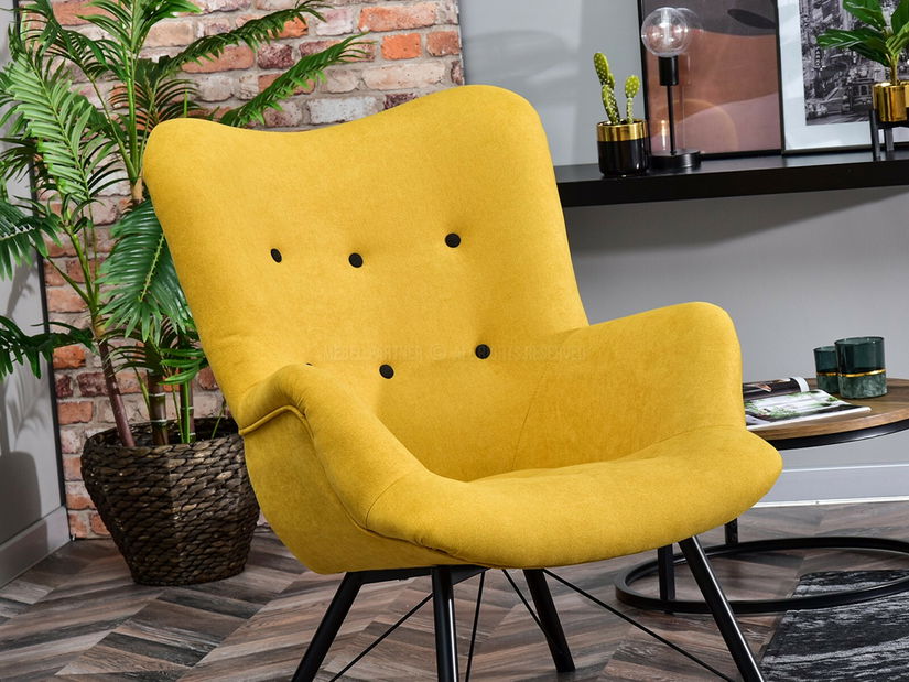 Fotoliu relax Dawntawn (negru)