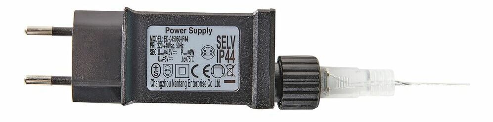 Set 3 ks vonkajších závesných vločiek Lohza (strieborná)