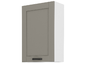 Dulap superior de bucătărie Lucid 60 G 90 1F (claygrey + alb)