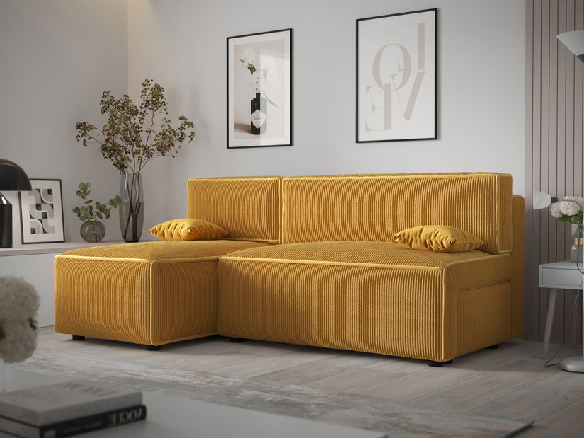 Kutna garnitura Mirage Sed (žuta) (L)