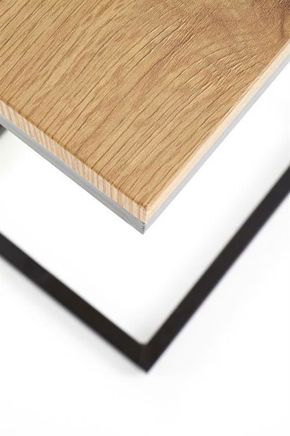 Dohányzóasztal Neta (természetes fa + fekete)