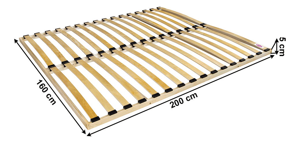 Somieră lamelară 160x200 cm Monte