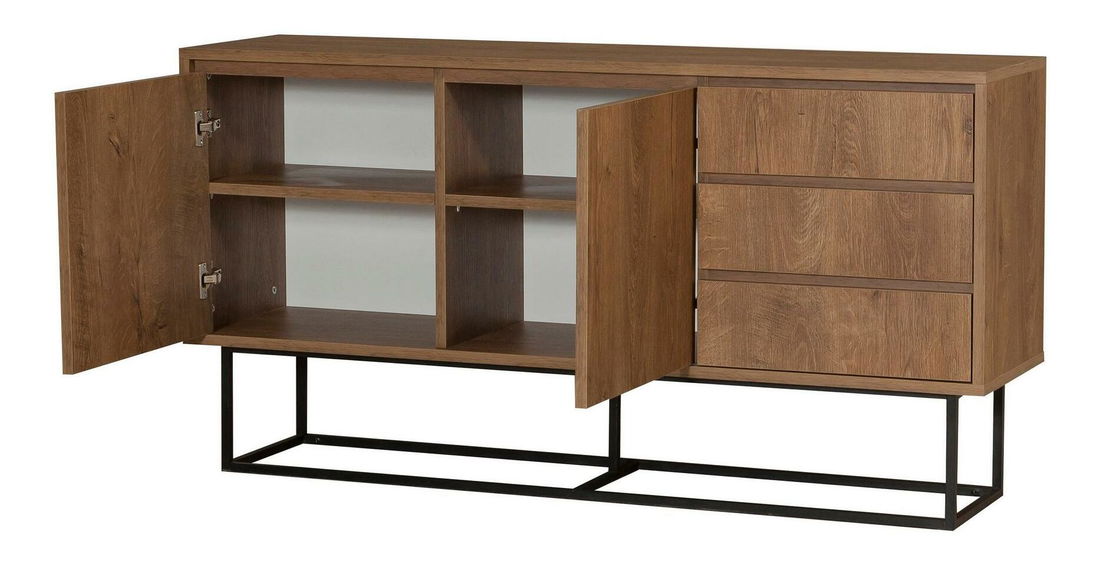 Set za dnevni boravak Laxi 14 (orah + crna)