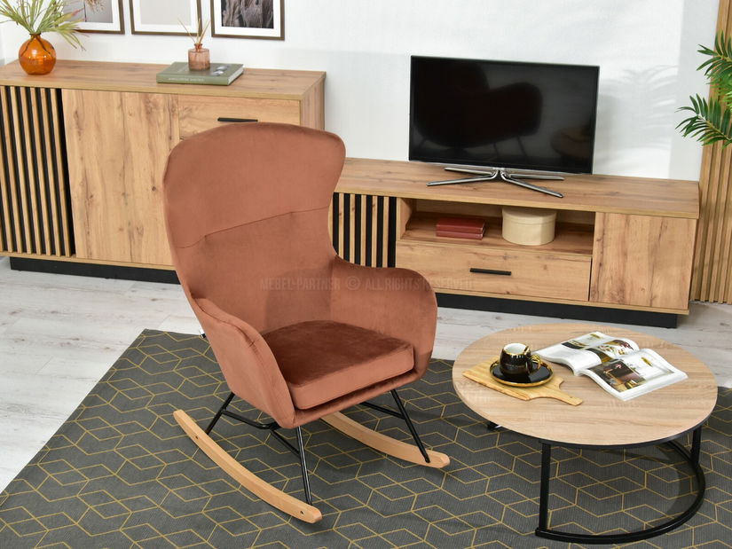 Fotel Nesia (réz + fekete bükk)