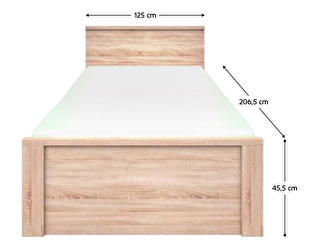 Jednostruki krevet 120  cm Topta Typ 43 120 (hrast sonoma)