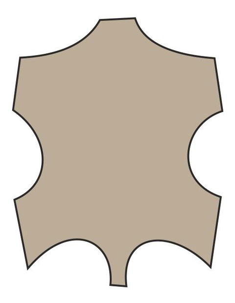 Kožená rohová sedačka U Thaldia (biela) (L)