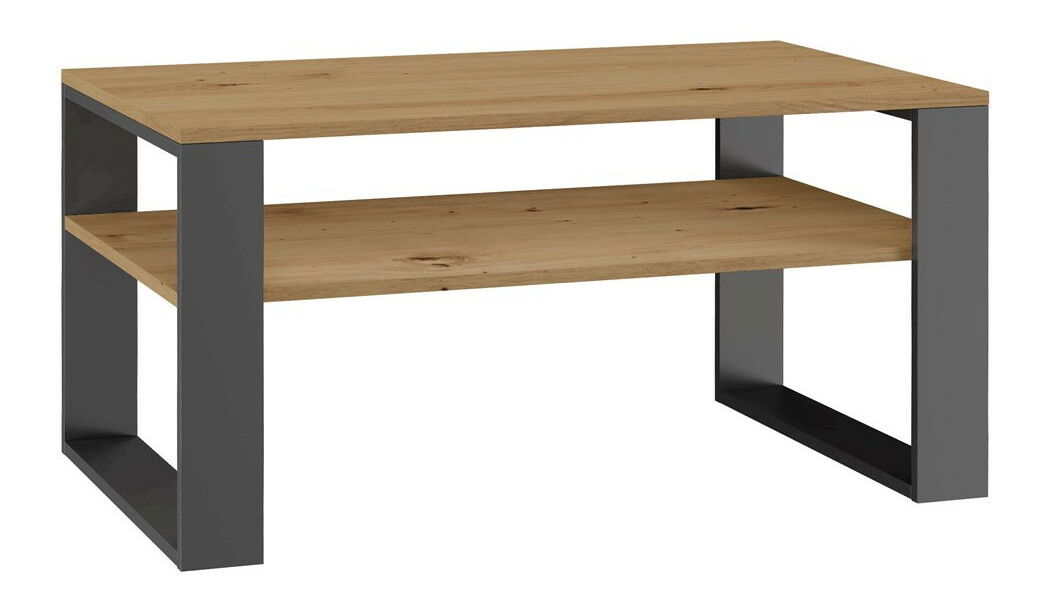 Măsuță de cafea Maduro 2 (stejar artisan + antracit)