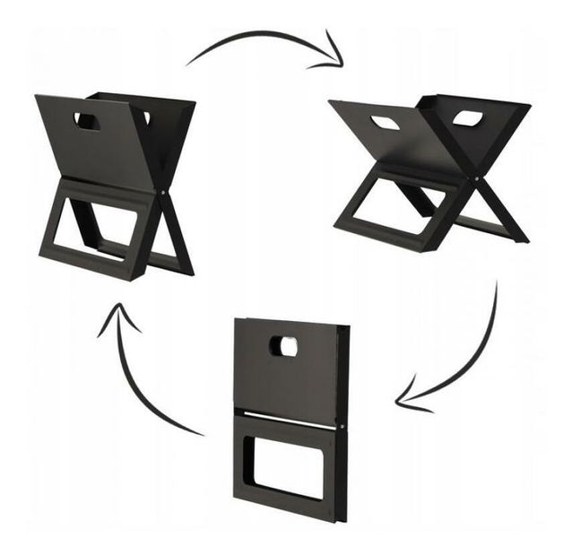 BBQ Grill Gravor (fekete) 