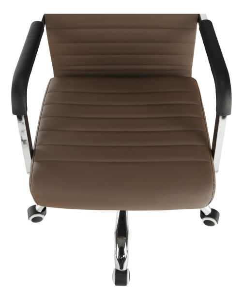 Kancelárske kreslo Falar (sivohnedá)