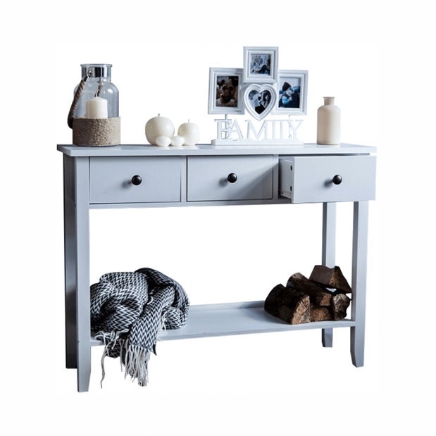 Konzolový stolík Niro (biela) *výpredaj