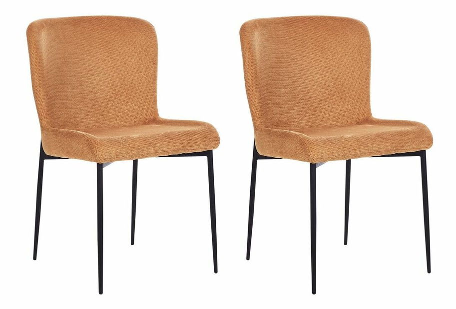 Set 2 ks jedálenských stoličiek Adana (oranžová)