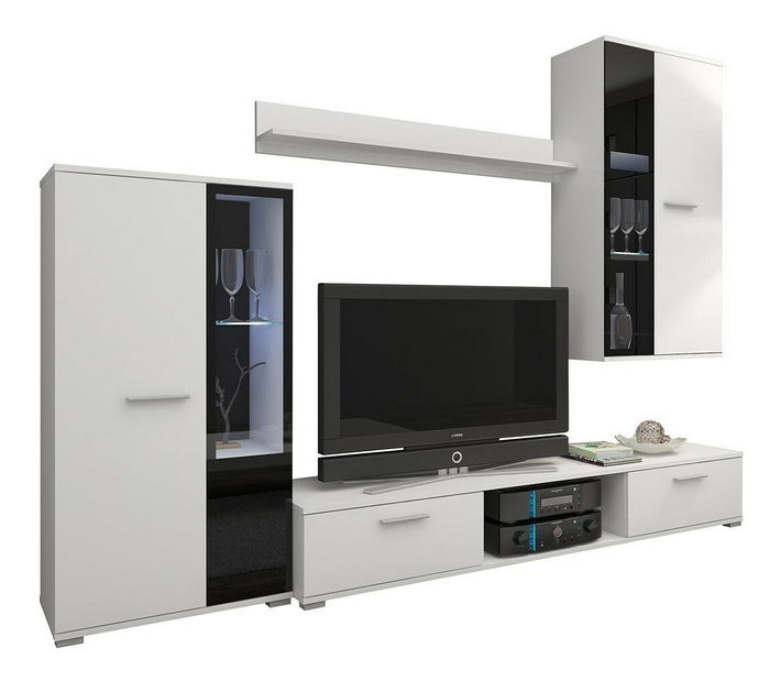 Nappali fal Fiesta (fehér) (világítással) * kiárusítás