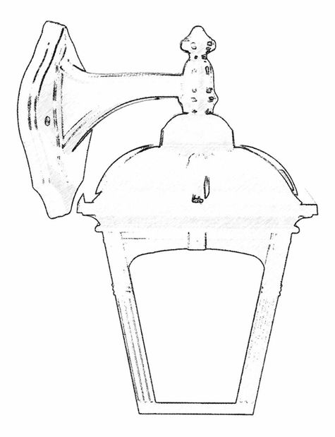 Kültéri fali lámpa Bathany (fekete + fehér)