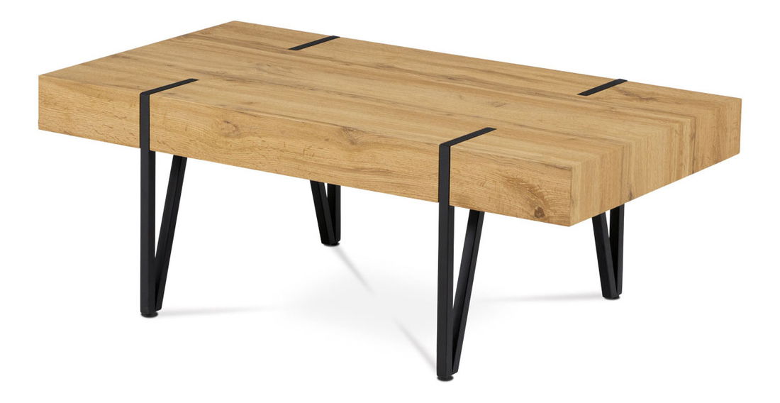 Măsuță cafea Arthur-233-OAK (stejar + negru)