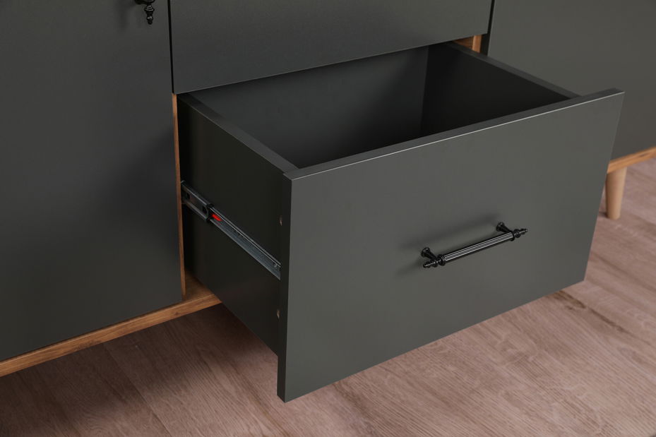 Komoda Cornell (orech + antracit)