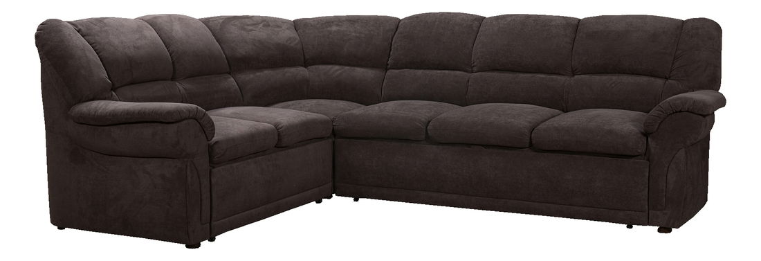 Rohová sedačka Alexia 2+A+3 (hnedá) (L)