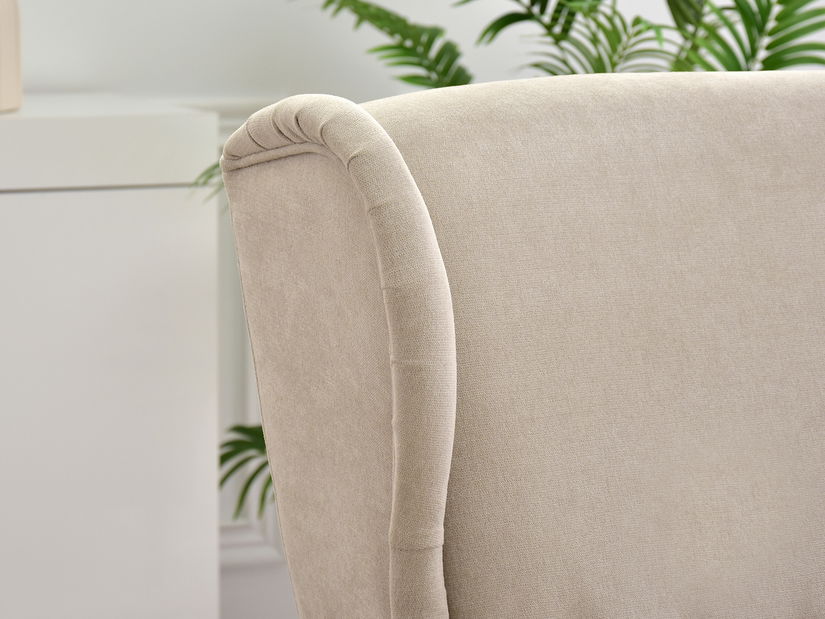 Pohovka dvojsedačka v tvare ušiak Muriera (čierna)