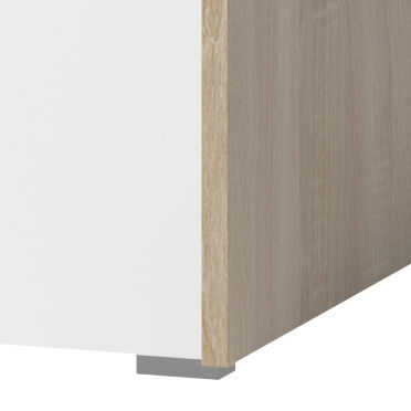 PC stolík Arte 17 (dub sonoma + biela)