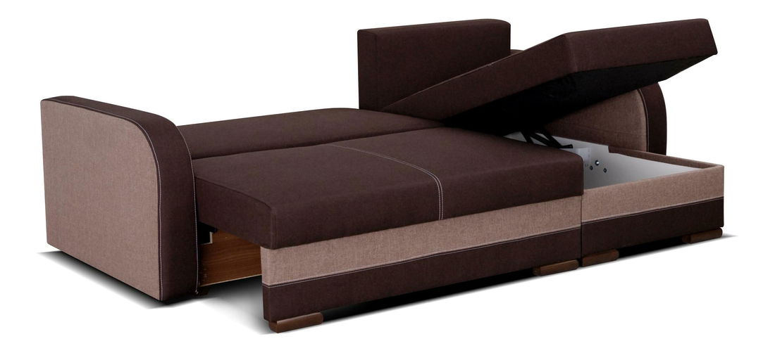 Kutna garnitura Paluro (tamnosiva + svjetlosiva) (D) 