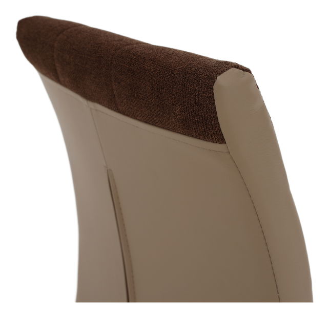 Scaun de sufragerie Santa new (maro + bej + Crom)