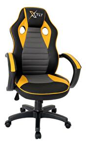 Irodai gamer szék Vamivo 5 (sárga + fekete) 