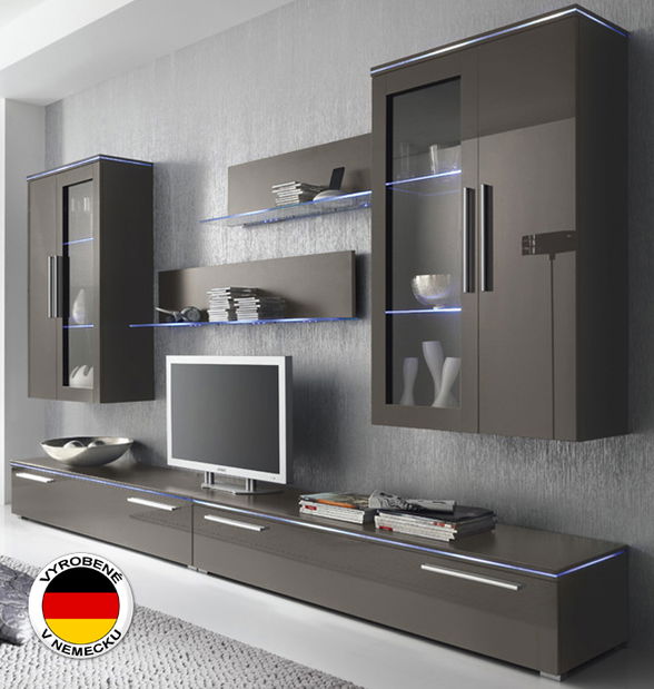 Obývacia stena Leverkusen sivá