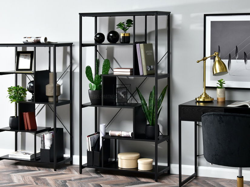 Regál Harp B (čierna)