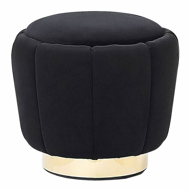 Taburetka INGRE (látka) (čierna)